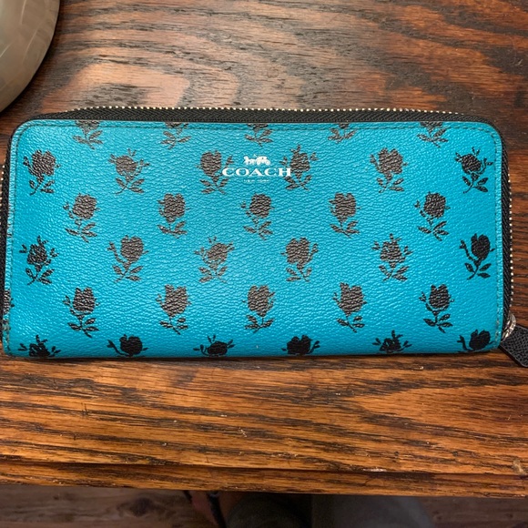 Coach Bags Floral Coach Wallet Poshmark